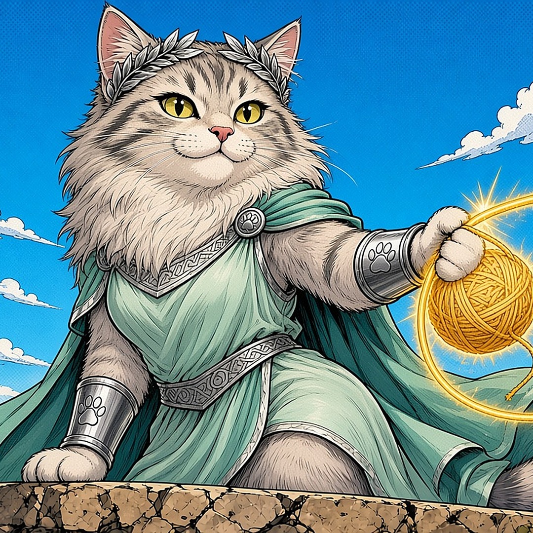 Athena as Wonder Kitten